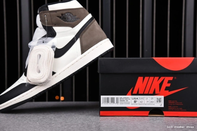 Rep LUCY DARK RETRO 1 MOCHA HIGH JORDAN 555088-105 AIR 0806